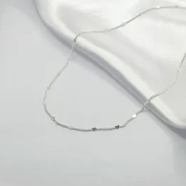 COLAR VENEZIANA COM MINI CORAÇÕES EM CHAPA