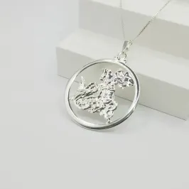 COLAR VENEZIANA COM PINGENTE MEDALHA SÃO JORGE