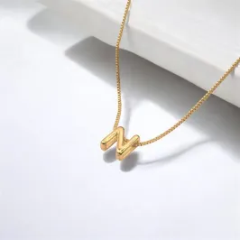 COLAR VENEZIANA PINGENTE LETRA N LISO