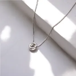 COLAR VENEZIANA PINGENTE LETRA O LISO
