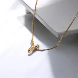 COLAR VENEZIANA PINGENTE LETRA Y LISO