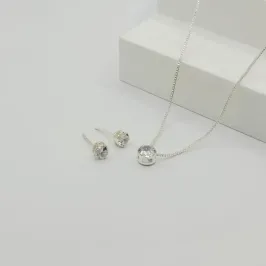 CONJUNTO VENEZIANA COM PONTO DE LUZ CRISTAL