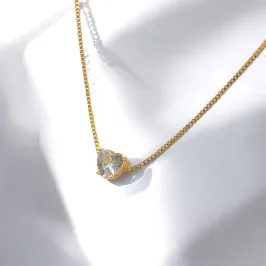CHOKER VENEZIANA COM CORAÇÃO PONTO DE LUZ CRISTAL