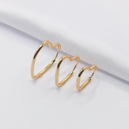 BRINCO TRIO DE CORAÇÃO ARTICULADO LISO