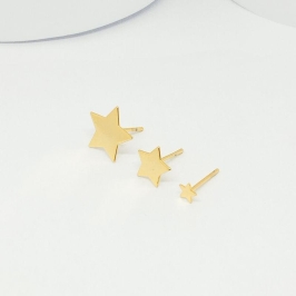 BRINCO TRIO DE ESTRELA LISA