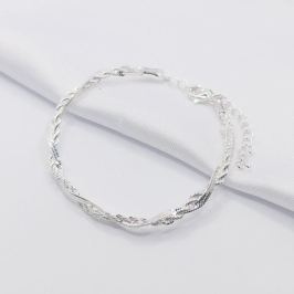 PULSEIRA CORDÃO BAIANO E FITA TRANÇADOS