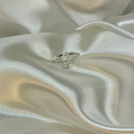 ANEL COM PINGENTE DE ESTRELA COM ZIRCONIA