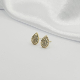 BRINCO GOTA EM ZIRCÔNIA CRISTAL G