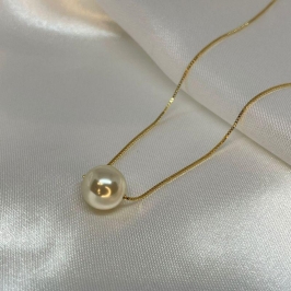 COLAR VENEZIANA PEROLA UNICA G