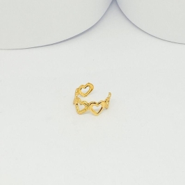PIERCING FAKE DE CORAÇÕES VAZADOS