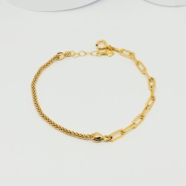 PULSEIRA ELO CARTIER COM MALHA DIAMANTADA