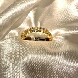 ANEL  TRABALHADO 3 FIOS CRAVEJADIS