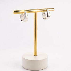 ARGOLA GOTA RETA 14*10MM