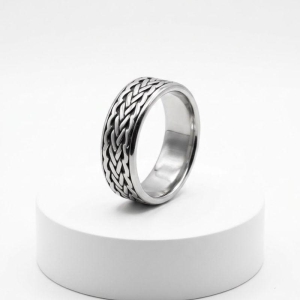 ANEL MASCULINO ENTRELAÇADO