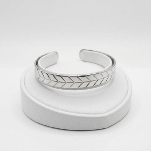 BRACELETE DE AÇO ESCAMA DE PEIXE