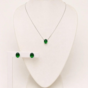 CONJUNTO DE PEDRA  VERDE