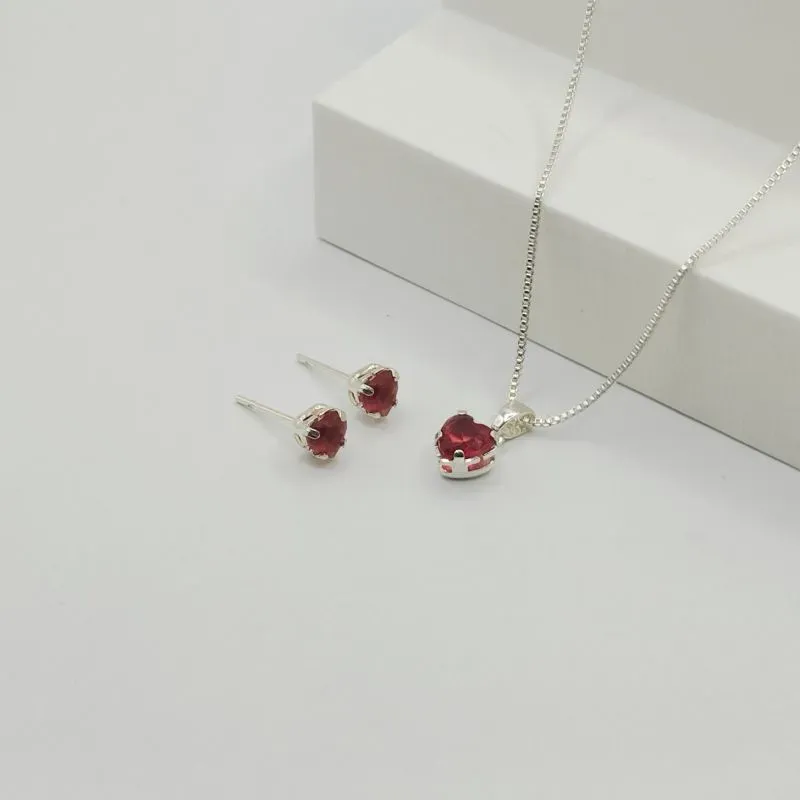 CONJUNTO VENEZIANA COM PONTO DE LUZ CORAÇÃO VERMELHO
