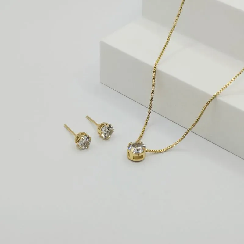 CONJUNTO VENEZIANA COM PONTO DE LUZ CRISTAL