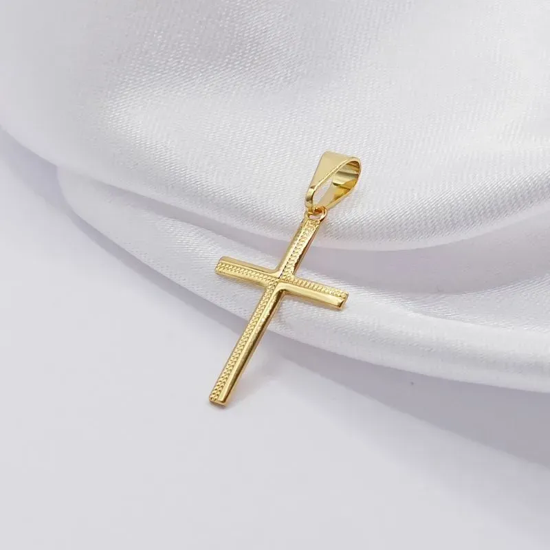PINGENTE CRUZ FINA E DETALHADA