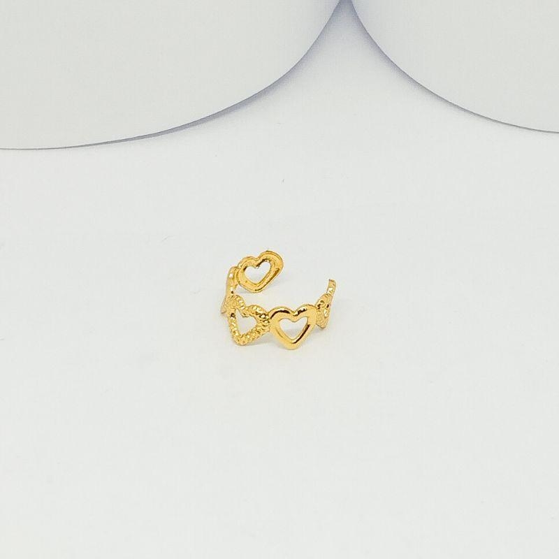 PIERCING FAKE DE CORAÇÕES VAZADOS