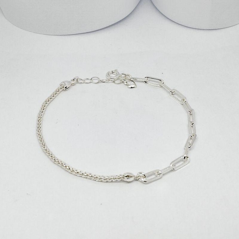PULSEIRA ELO CARTIER COM MALHA DIAMANTADA