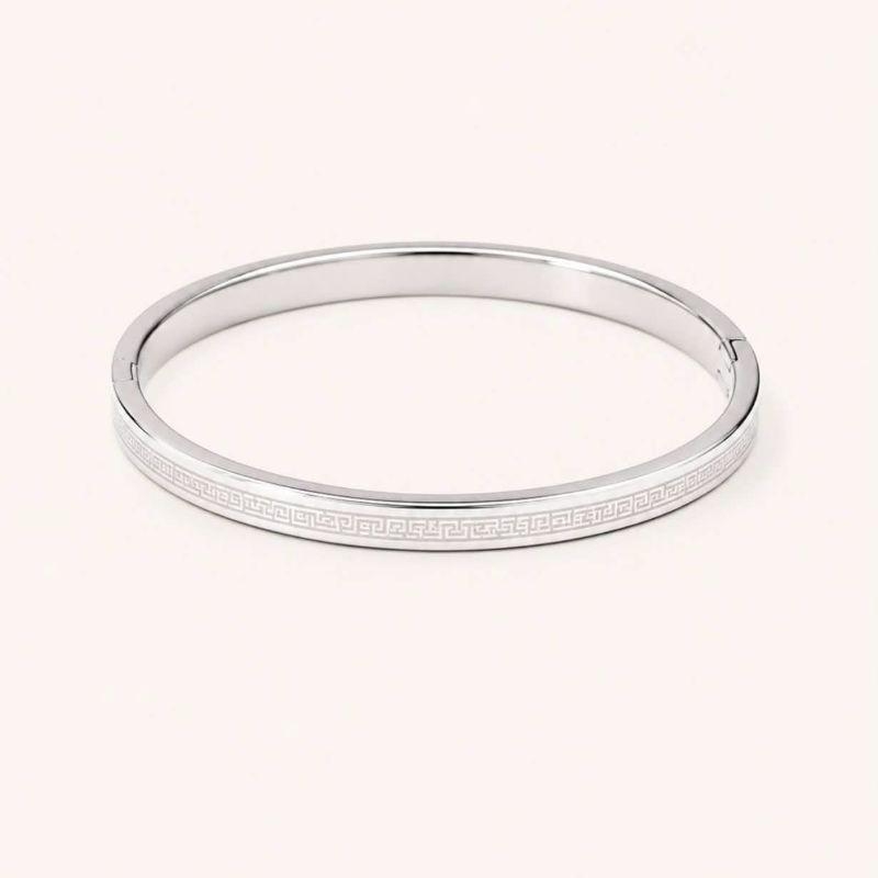 BRACELETE PRATA TRABALHADO