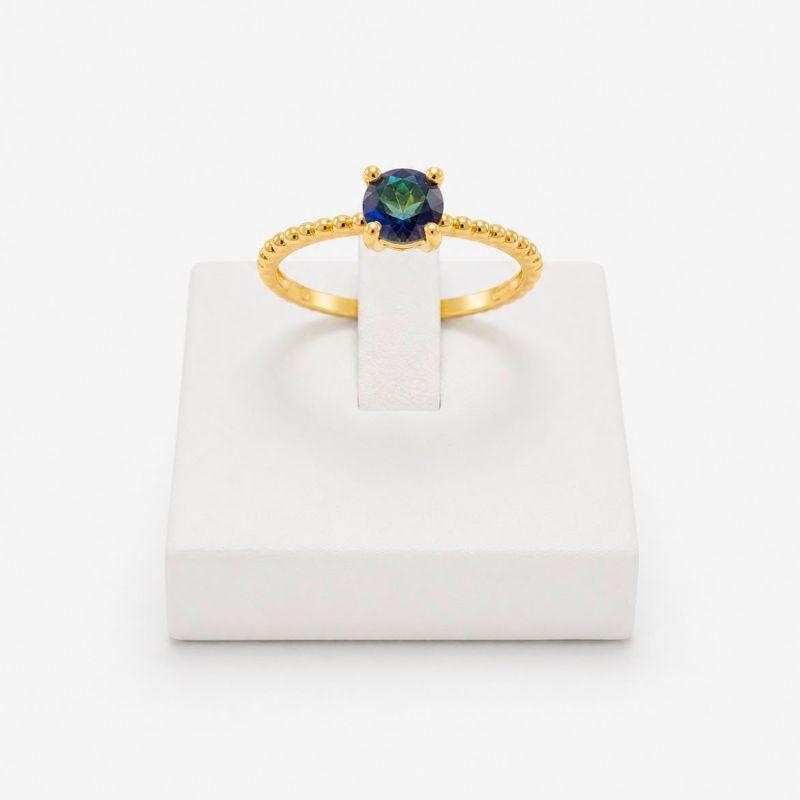 ANEL  P. LUZ CRISTAL AZUL