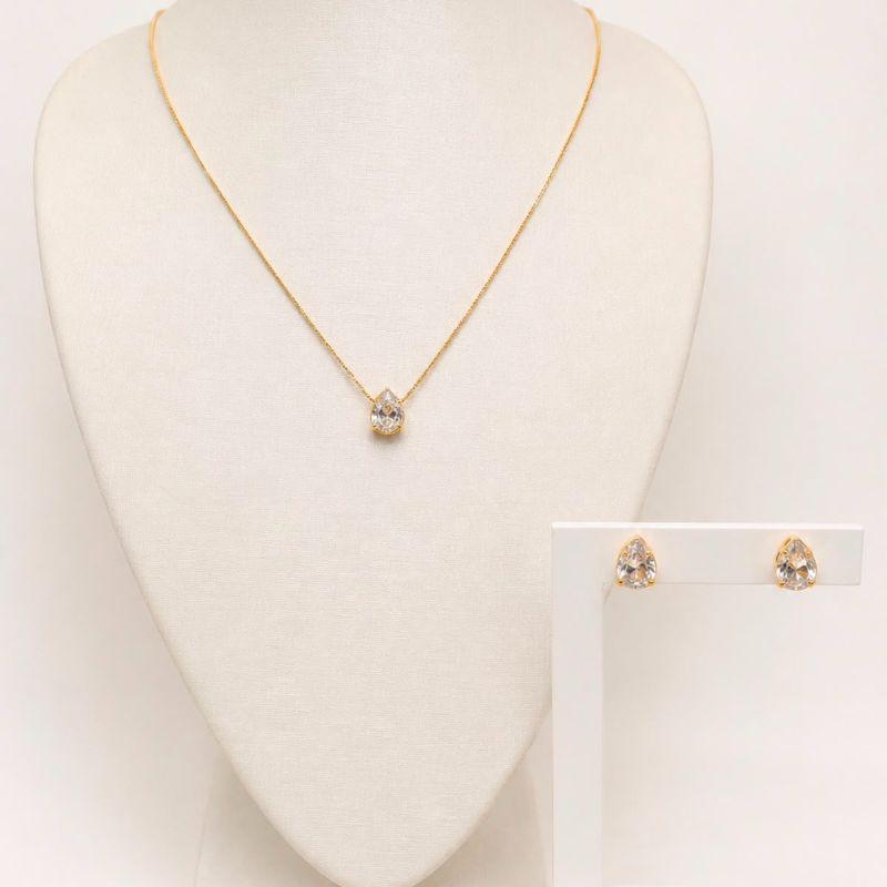 CONJUNTO DE PEDRA CRISTAL