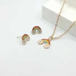 CONJUNTO ELO CARTIER ARCO ÍRIS RESINADO (VERMELHO/AMARELO/AZUL) INFANTIL CONJUNTO ELO CARTIER ARCO ÍRIS RESINADO (VERMELHO/AMARELO/AZUL) INFANTIL