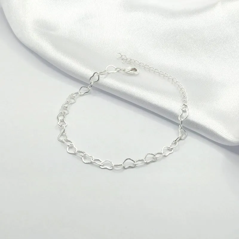 PULSEIRA ELO CORAÇÃO VAZADO