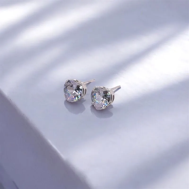 BRINCO PONTO DE LUZ CORAÇÃO ZIRCONIA CRISTAL