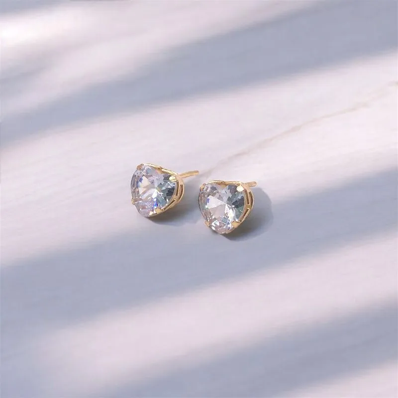 BRINCO PONTO DE LUZ CORAÇÃO ZIRCONIA CRISTAL