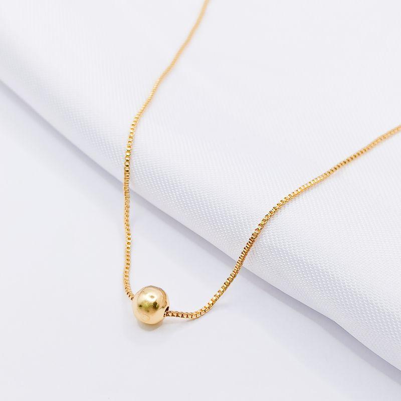 COLAR VENEZIANA COM ESFERA LISA