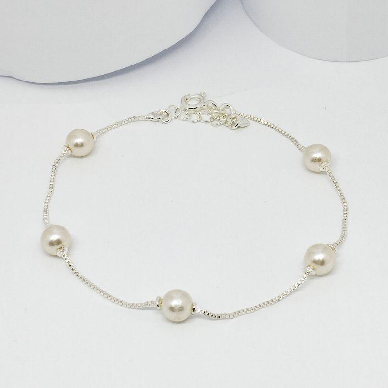 PULSEIRA VENEZIANA COM PÉROLA