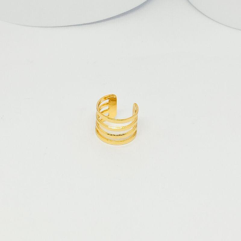 PIERCING FAKE COM QUATRO FILEIRAS LISAS