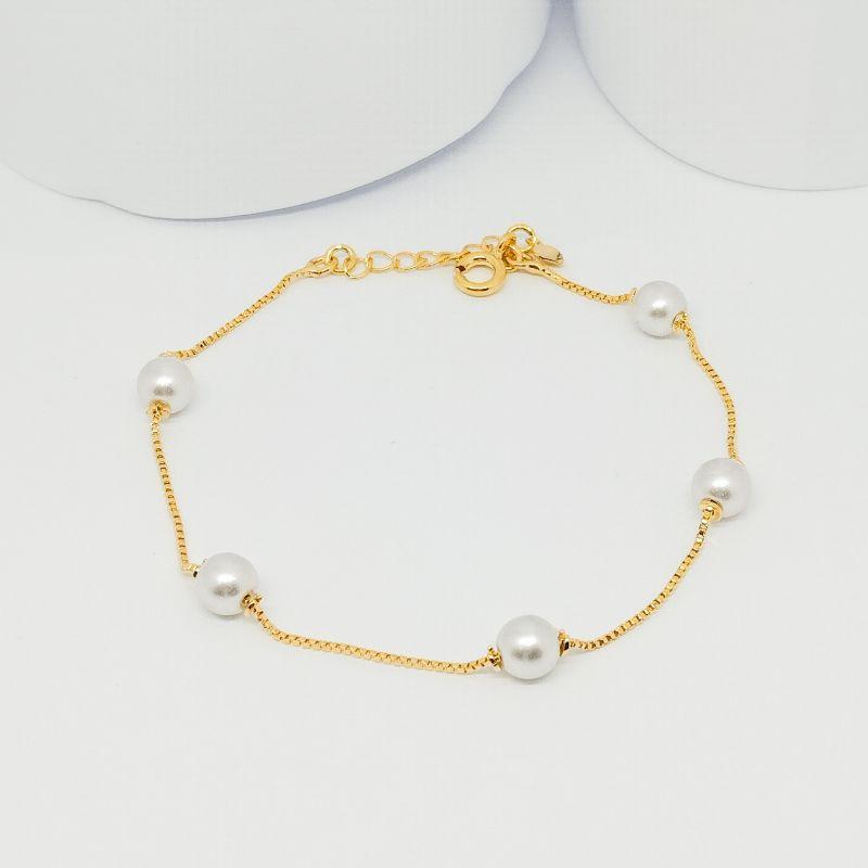 PULSEIRA VENEZIANA COM PÉROLA