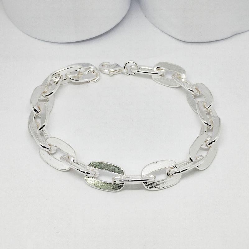 PULSEIRA ELO OVAL GRANDE E LISO