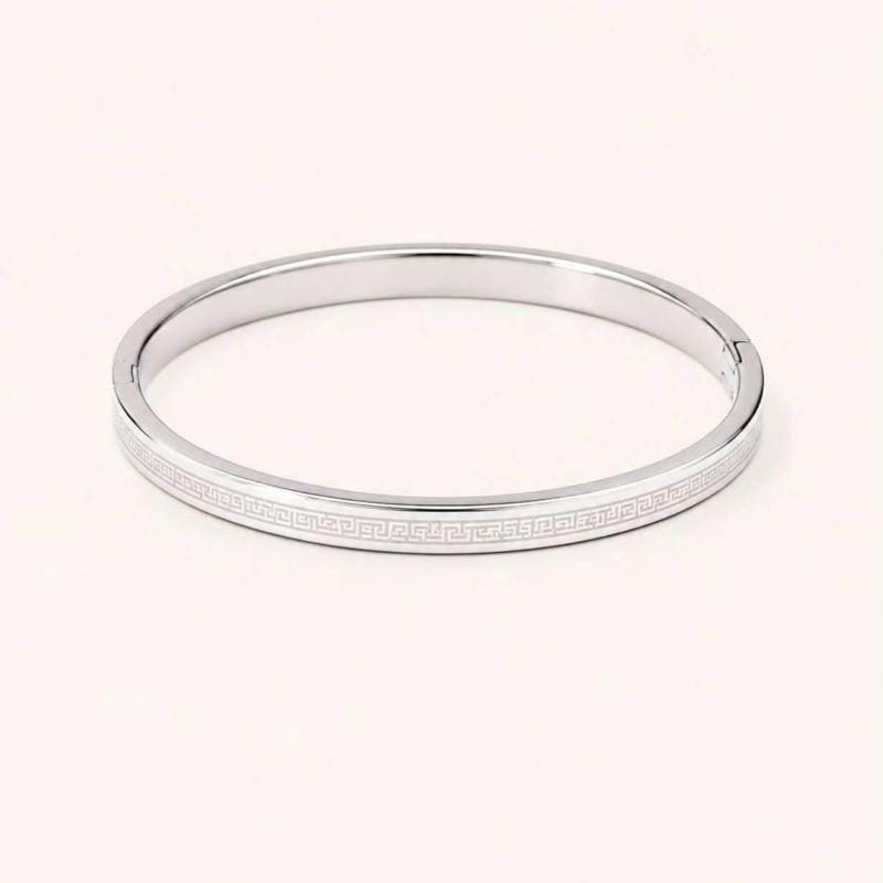 BRACELETE PRATA TRABALHADO