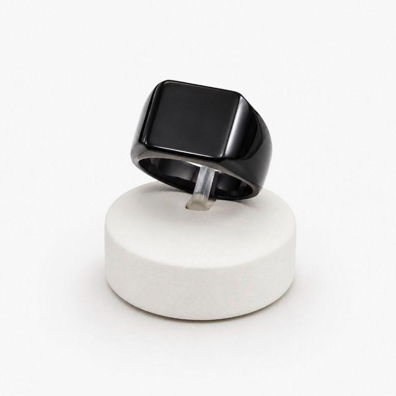 ANEL MASCULINO COMENDADOR PRETO