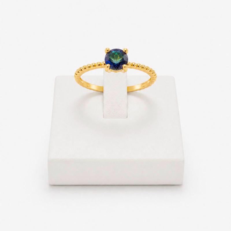 ANEL  P. LUZ CRISTAL AZUL